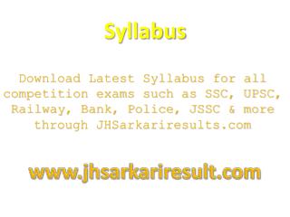 Syllabus