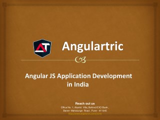 Angular JS, Application Development Company in India - Angulartric