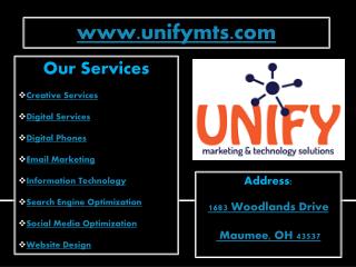 Creation of Professional and Innovative Web Design at Unifymts