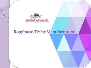 Roughness Tester Manufacturers