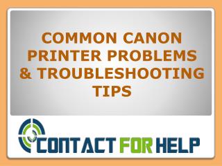 How to Solve Common Canon Printer Problem