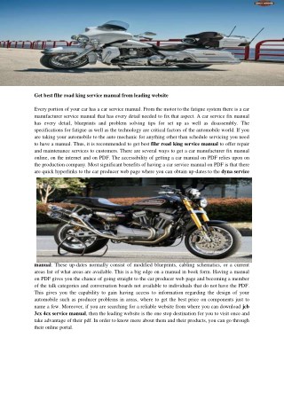 Dyna Service Manual