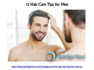 12 Hair Care Tips for Men