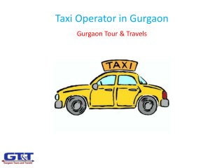 Taxi Operator in Gurgaon