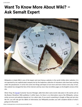 Want To Know More About Wiki Ask Semalt Expert