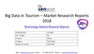 Big Data in Tourism â€“ Market Research Reports 2018