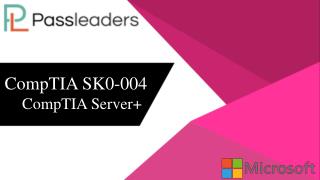 Passleader SK0-004 Dumps