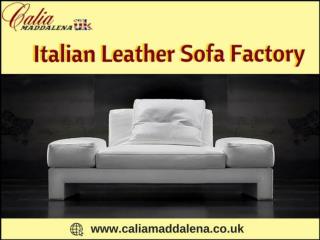 Buy best sofas from Italian Leather Sofa Factory-Calia Maddalena