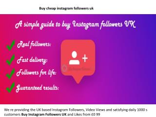 buy cheap instagram followers uk