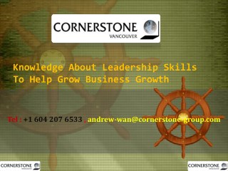 Knowledge About Leadership Skills To Help Grow Business Growth