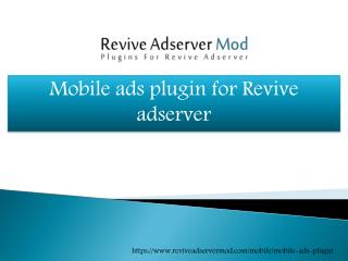 Mobile ads plugin for revive adserver