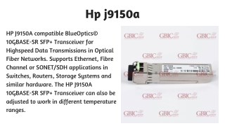 HP J9150A Benefits