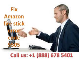 How To Fix Amazon fire stick error code 5505