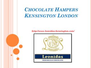 Chocolate Hampers Kensington London