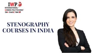 Stenography Courses in India