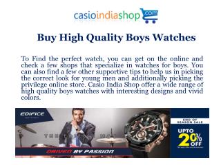 Buy High Quality Boys Watches