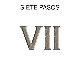 SIETE PASOS