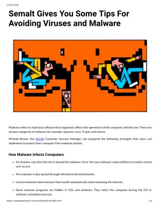 Semalt Gives You Some Tips For Avoiding Viruses and Malware