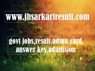 JHSarkariResult.com :Government Results, Latest GovernmentOnline Form | Result 2018