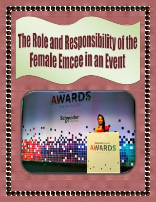 The Role and Responsibility of the Female Emcee in an Event