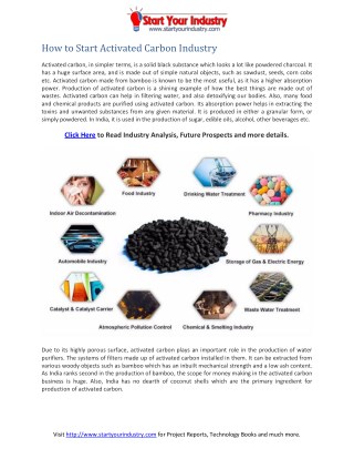 How to Start Activated Carbon Industry