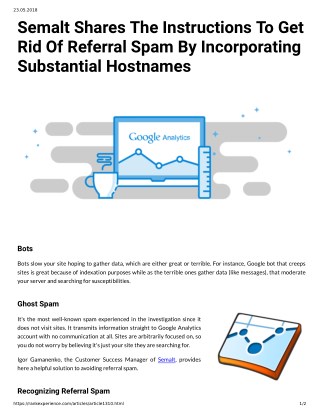 Semalt Shares The Instructions To Get Rid Of Referral Spam By Incorporating Substantial Hostnames