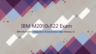 2018 Valid M2090-822 IBM Exam Dumps IT-Dumps