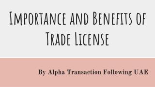 Trade License in Abu Dhabi - Alpha T. F