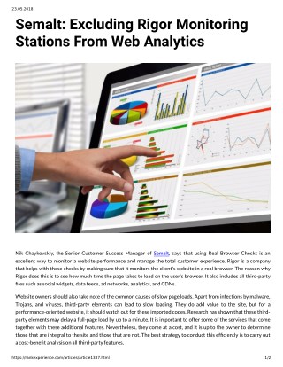 Semalt: Excluding Rigor Monitoring Stations From Web Analytics