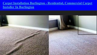 Carpet Installtion Burlington