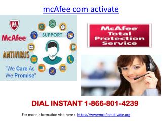 McAfee com activate