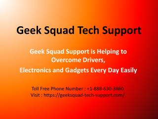 Geek Squad Support is Helping to Overcome Drivers, Electronics Everyday