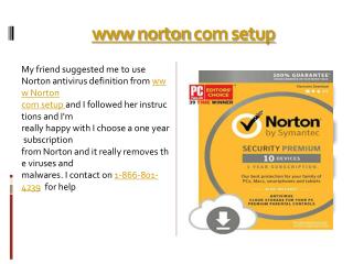 Norton com setup