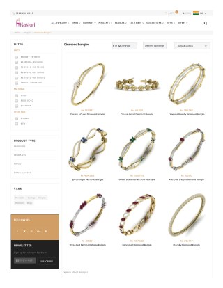 Latest Design Of Diamond Bangles - Buy Online Diamond Bangles