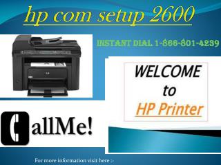 hp com setup 2600