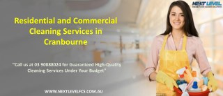 Residential and Commercial Cleaning Service in Cranbourne