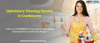 Upholstery Cleaning Service in Cranbourne