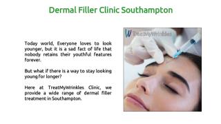 Dermal filler clinic Southampton | TreatMyWrinkles