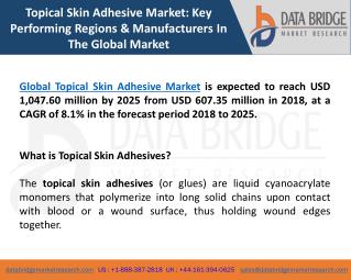 Global Topical Skin Adhesive Marketâ€“ Industry Trends and Forecast to 2025