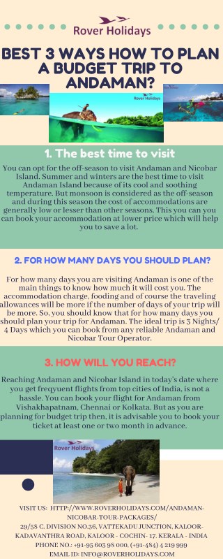 Best 3 Ways How to Plan a Budget Trip to Andaman?