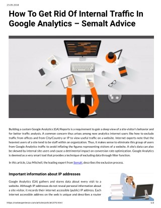 How To Get Rid Of Internal Traffic In Google Analytics â€“ Semalt Advice