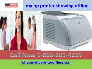 my hp printer showing offline