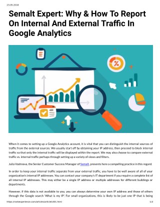 Semalt Expert: Why & How To Report On Internal And External Traffic In Google Analytics