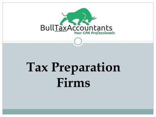 Tax Preparation Firms- bulltaxaccountants.com