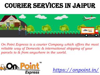 Courier Services In Jaipur