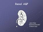 Renal AP