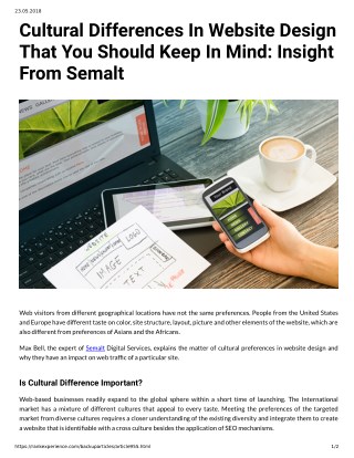 Cultural Differences In Website Design That You Should Keep In Mind: Insight From Semalt