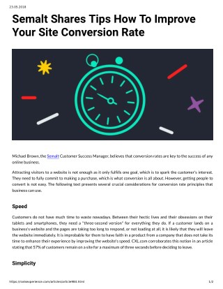 Semalt Shares Tips How To Improve Your Site Conversion Rate