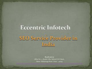 SEO Services, Search Engine Optimization Company in Pune, India - Eccentric Infotech