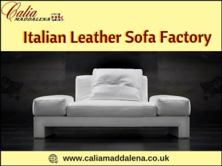 Popular Italian Leather Sofa Factory from Italy-Calia Maddalena